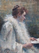 Ivana Kobilca - Parižanka s pismom, 1891−1892