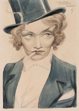 Hinko Smrekar, Marlene Dietrich, (1930)